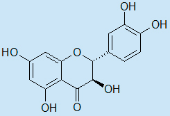 Structure formula of Taxifolin